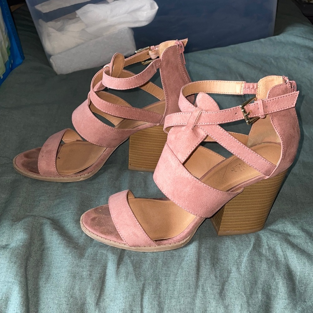 Pink heels